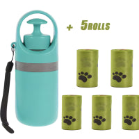 The Walk Essential — Hands-Free Dog Waste Scooper with Built-In Bag Dispenser